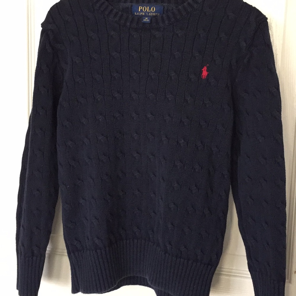 boy's sweater dark blue color